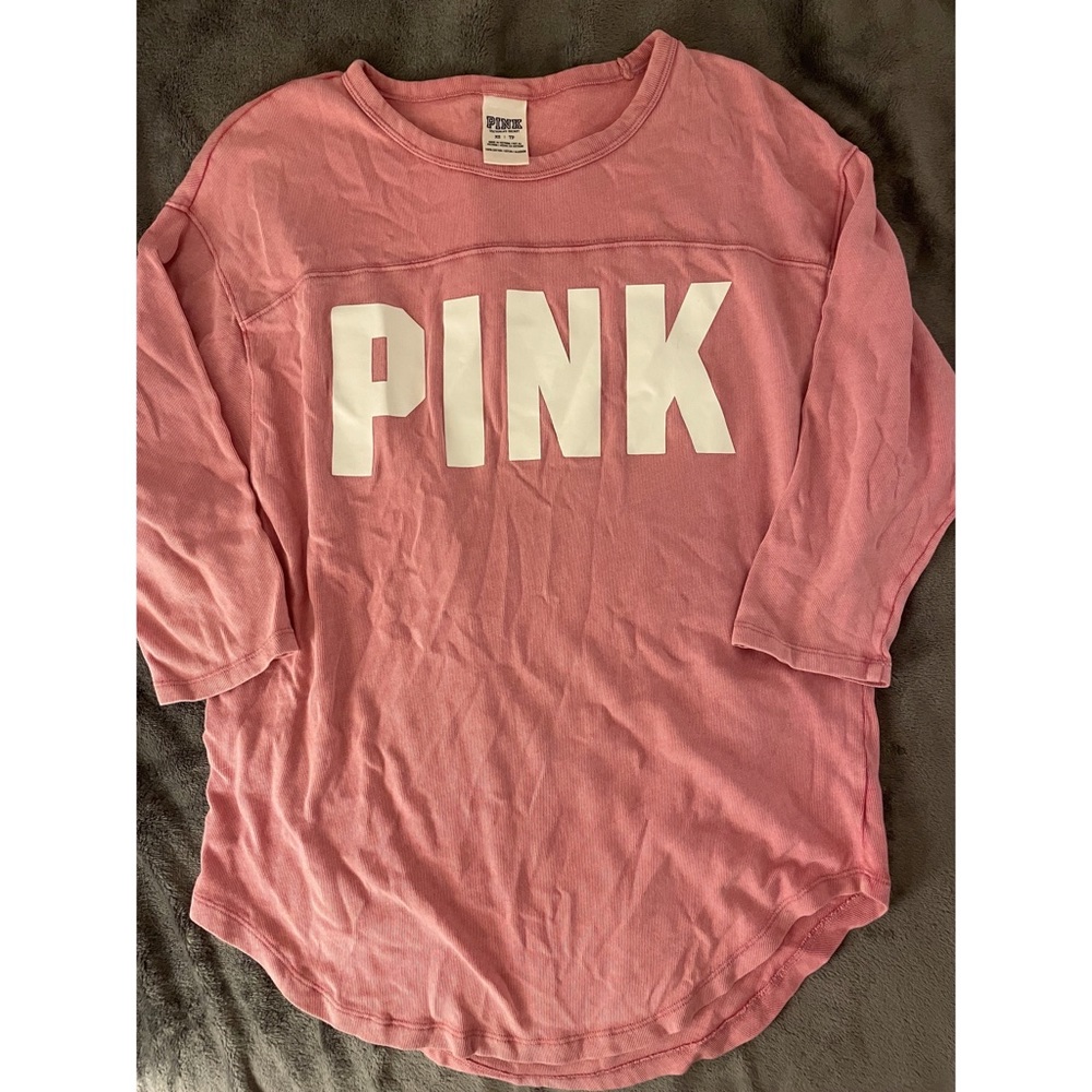 PINK quarter sleeve shirt